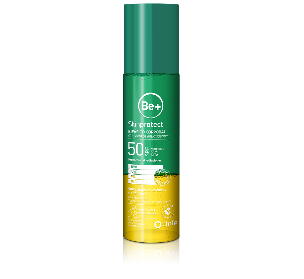 Bifásico Corporal SPF50 con Activos Antioxidantes
