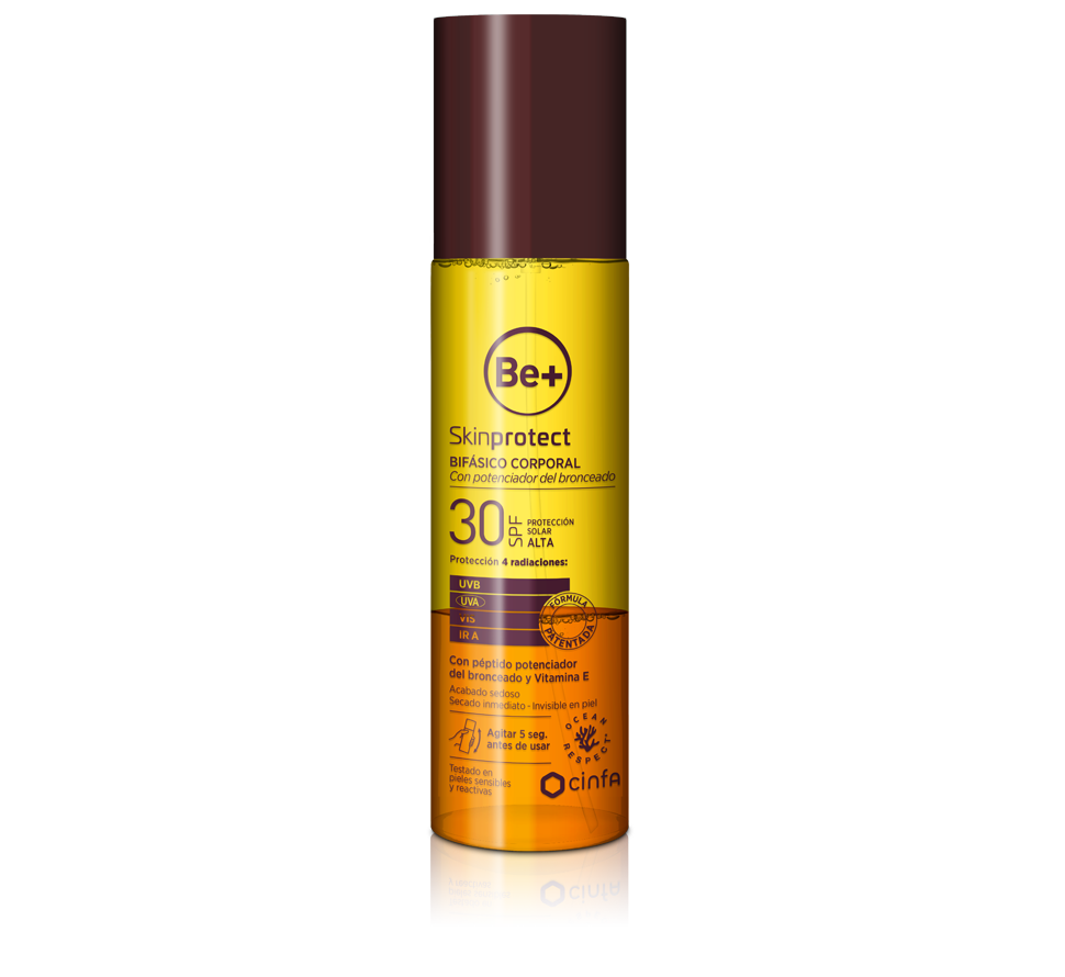 Bifásico Corporal SPF30 con Potenciador del Bronceado